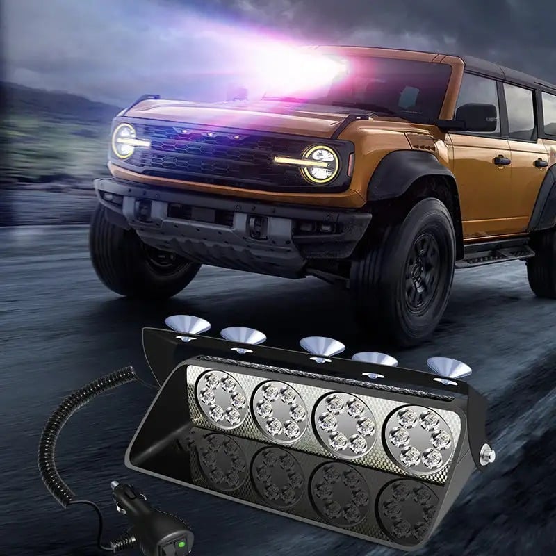 New suction cup flash light car front windshield