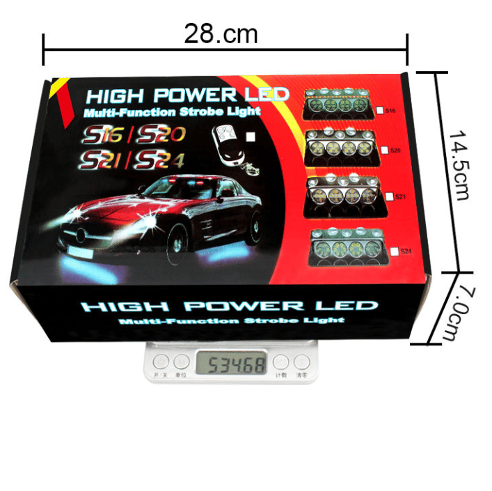 New suction cup flash light car front windshield