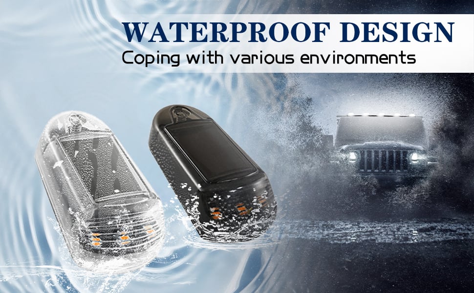 Solar Powered Cab Lights for Truck