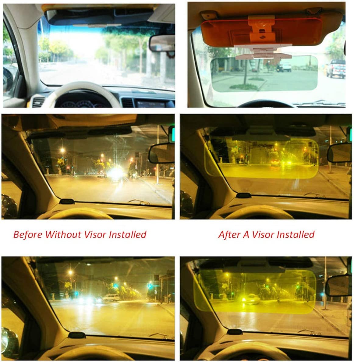 🔥2024 Special Promotion 49% OFF -🔥2 in 1 Car Anti-Glare Sun Visor