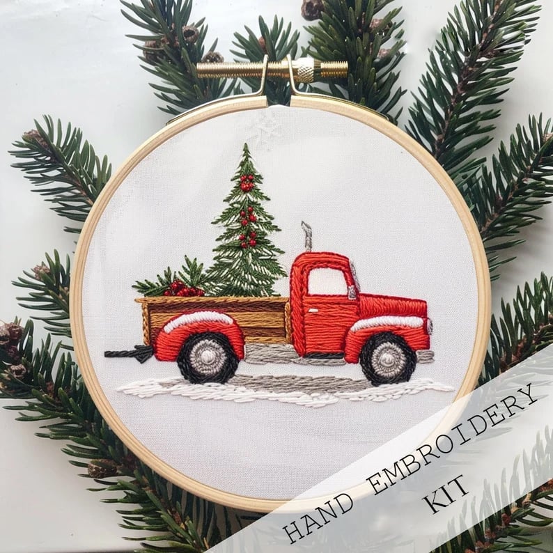 🔥LAST DAY PROMOTION 49% OFF 🔥 - 🎄Christmas Embroidery KIT
