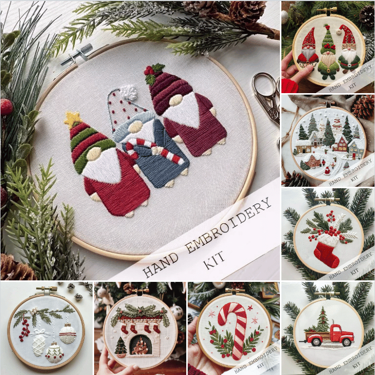 🔥LAST DAY PROMOTION 49% OFF 🔥 - 🎄Christmas Embroidery KIT