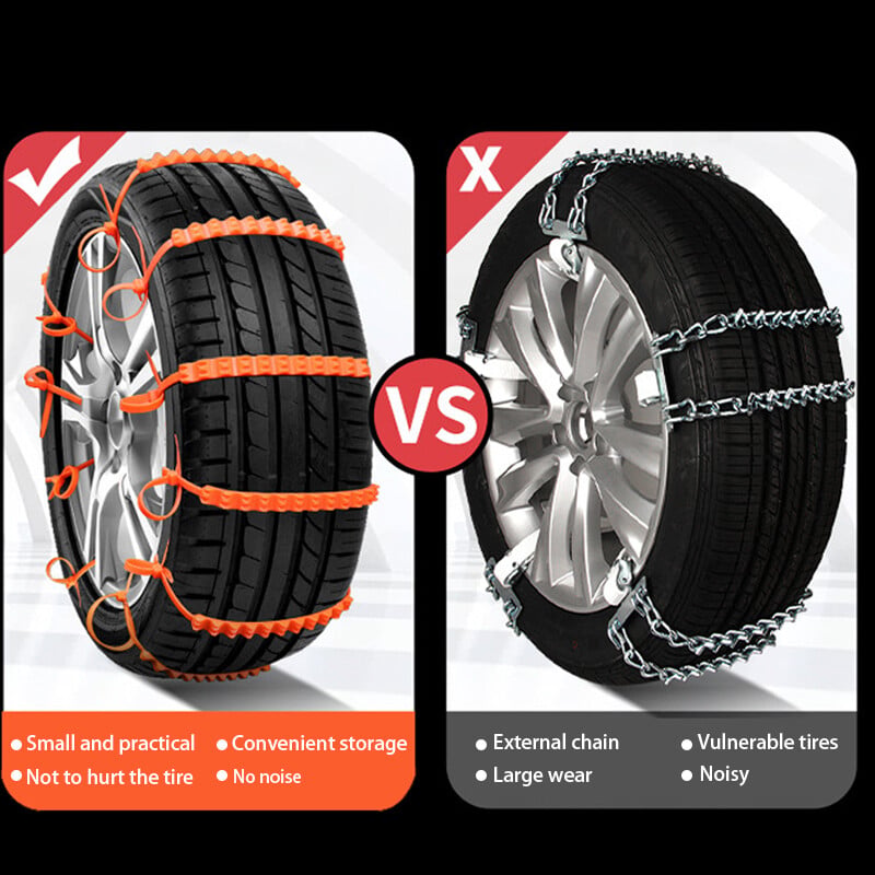 Beef tendon material super friction car snow chain