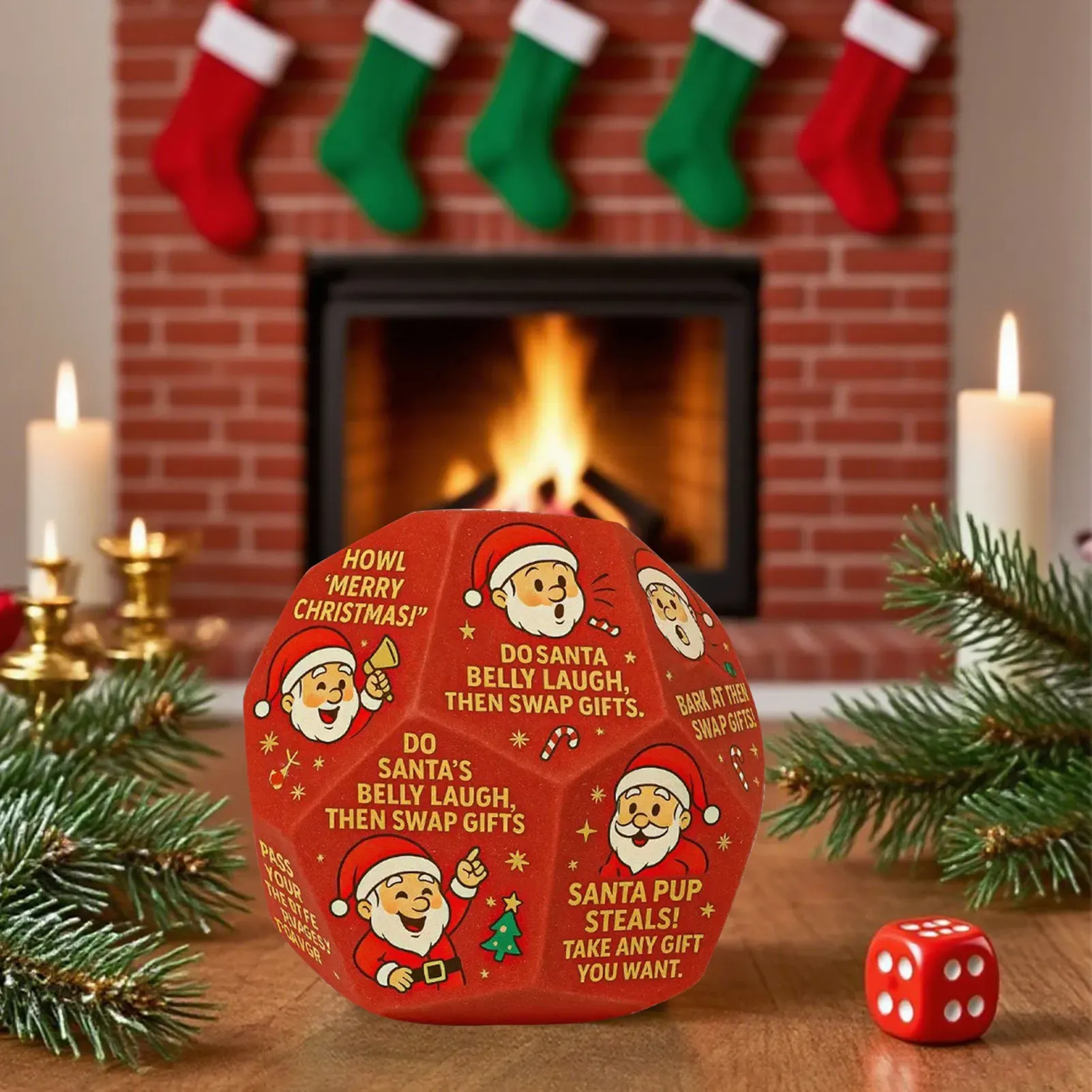 🎲 Hilarious Christmas Gift Exchange Party Game Dice