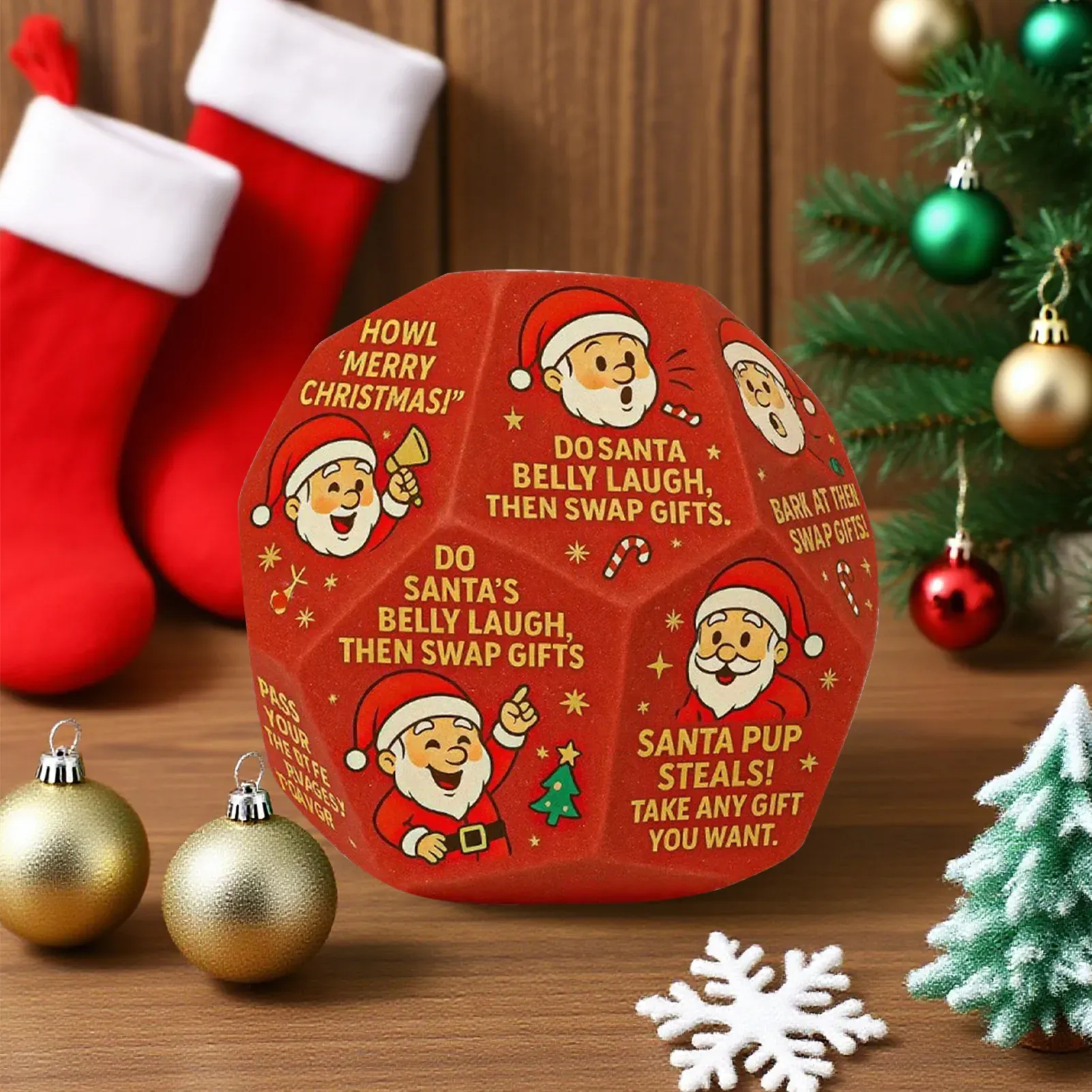 🎲 Hilarious Christmas Gift Exchange Party Game Dice