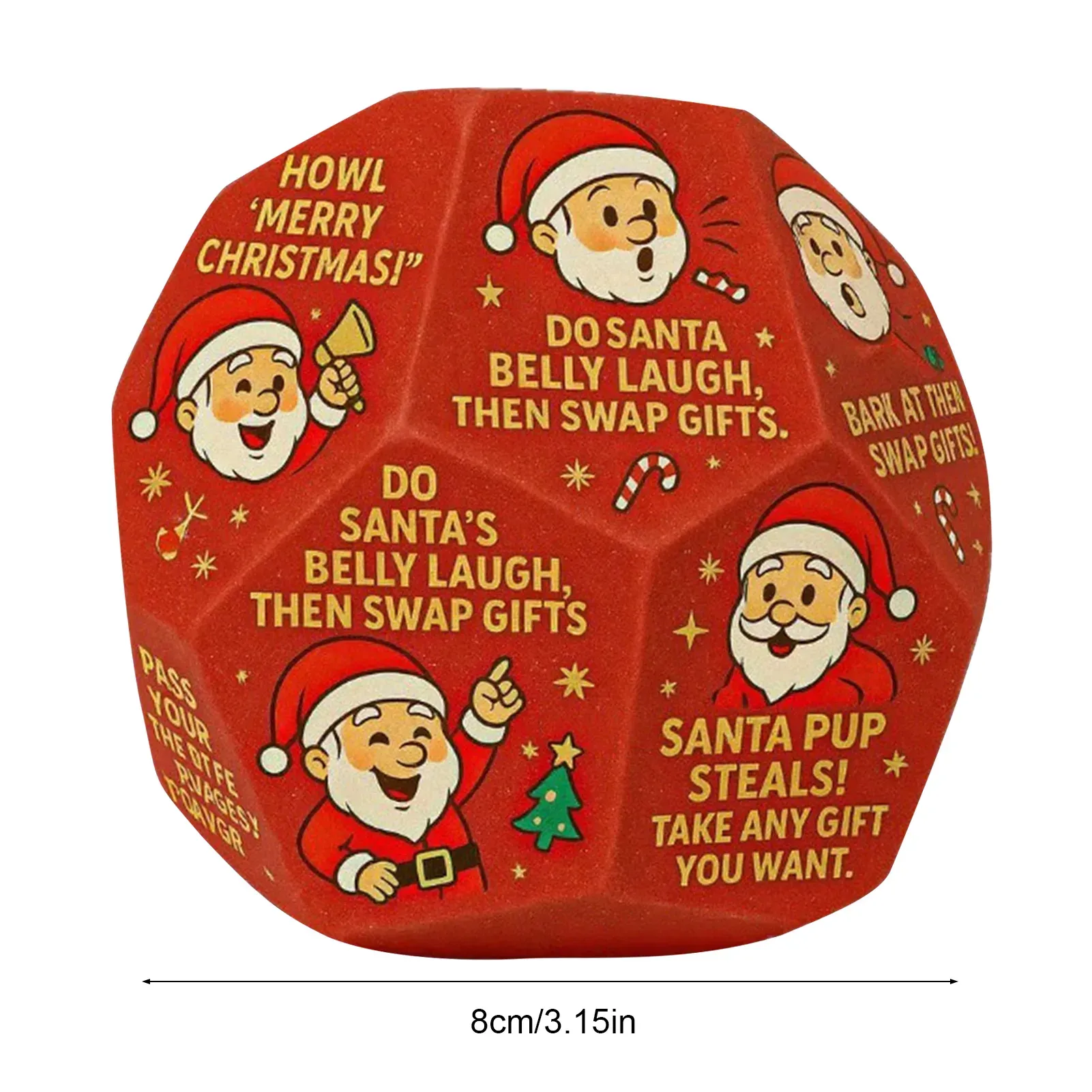🎲 Hilarious Christmas Gift Exchange Party Game Dice