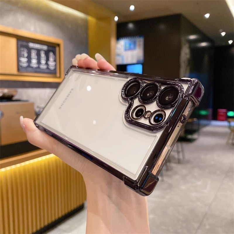 Customized Samsung Casual Vertical Name Ultra Transparent Phone Case(2 Free Shipping)