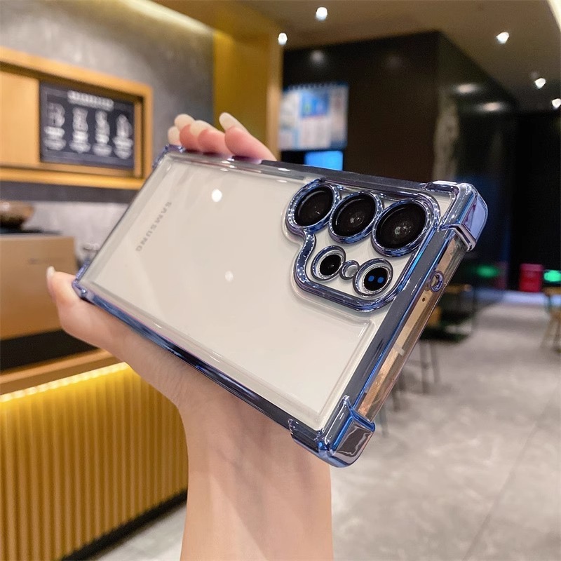 Customized Samsung Casual Vertical Name Ultra Transparent Phone Case(2 Free Shipping)