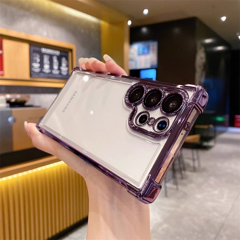 Customized Samsung Casual Vertical Name Ultra Transparent Phone Case(2 Free Shipping)