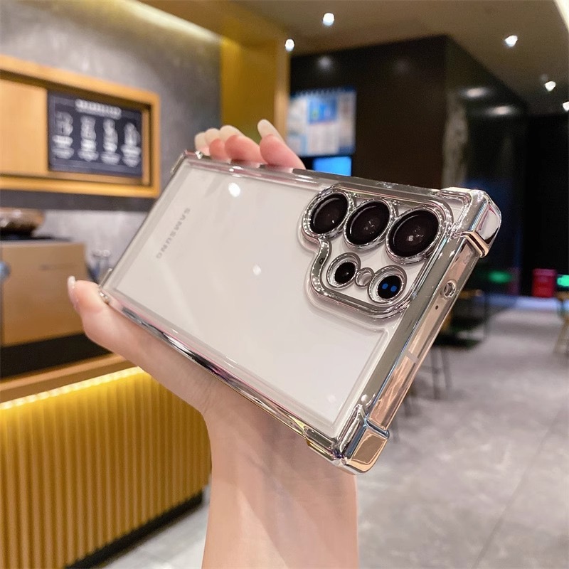 Customized Samsung Casual Vertical Name Ultra Transparent Phone Case(2 Free Shipping)