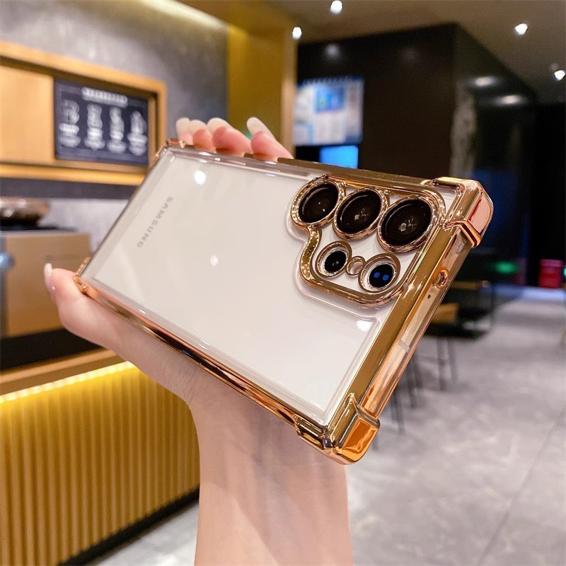 Customized Samsung Casual Vertical Name Ultra Transparent Phone Case(2 Free Shipping)