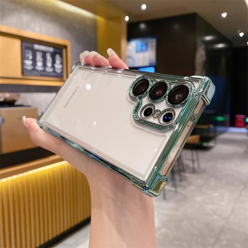 Customized Samsung Casual Vertical Name Ultra Transparent Phone Case(2 Free Shipping)