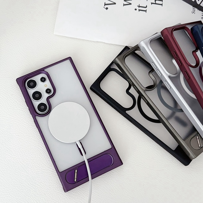 Folding Metal Stand Samsung Series Phone Case