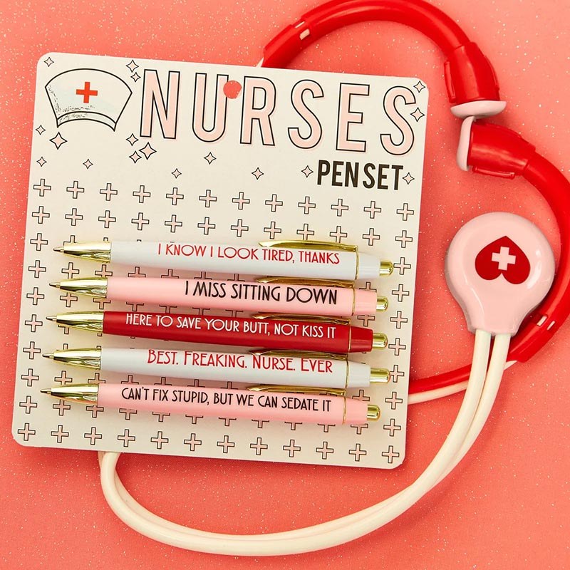 👩‍⚕Funny Nurses Pens Set(Set of 5)