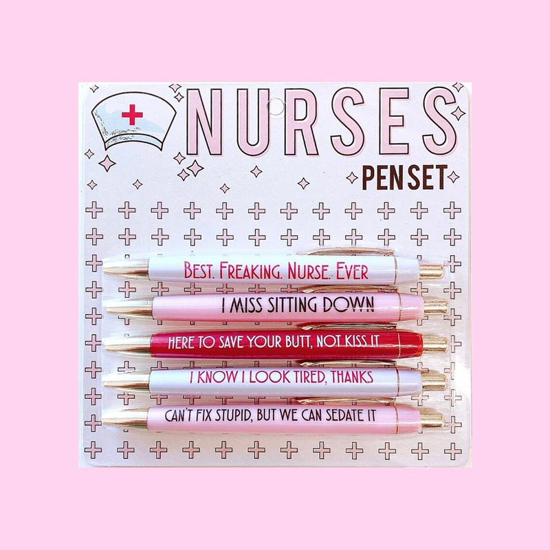 👩‍⚕Funny Nurses Pens Set(Set of 5)