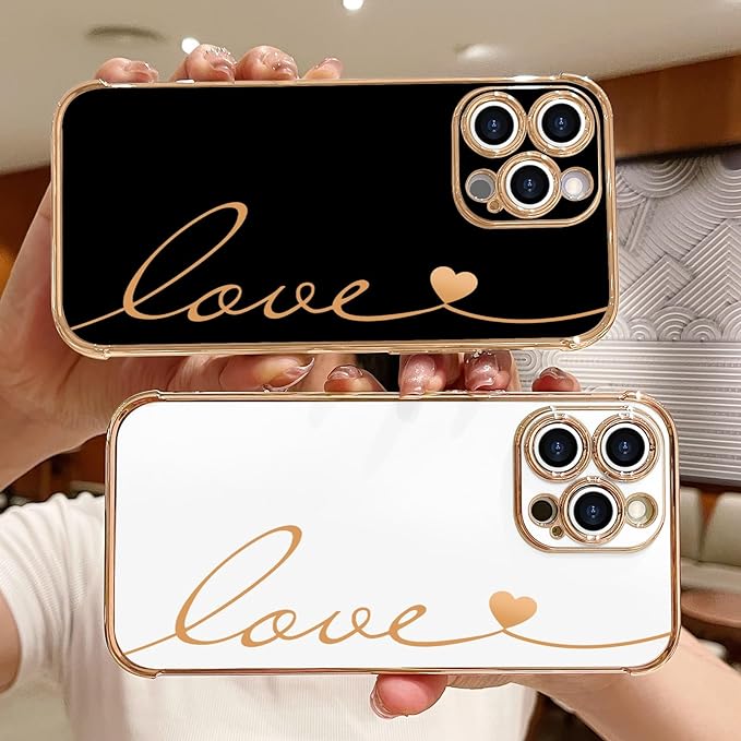 2024iPhone luxury electroplated bumper protective cover shockproof custom phone case