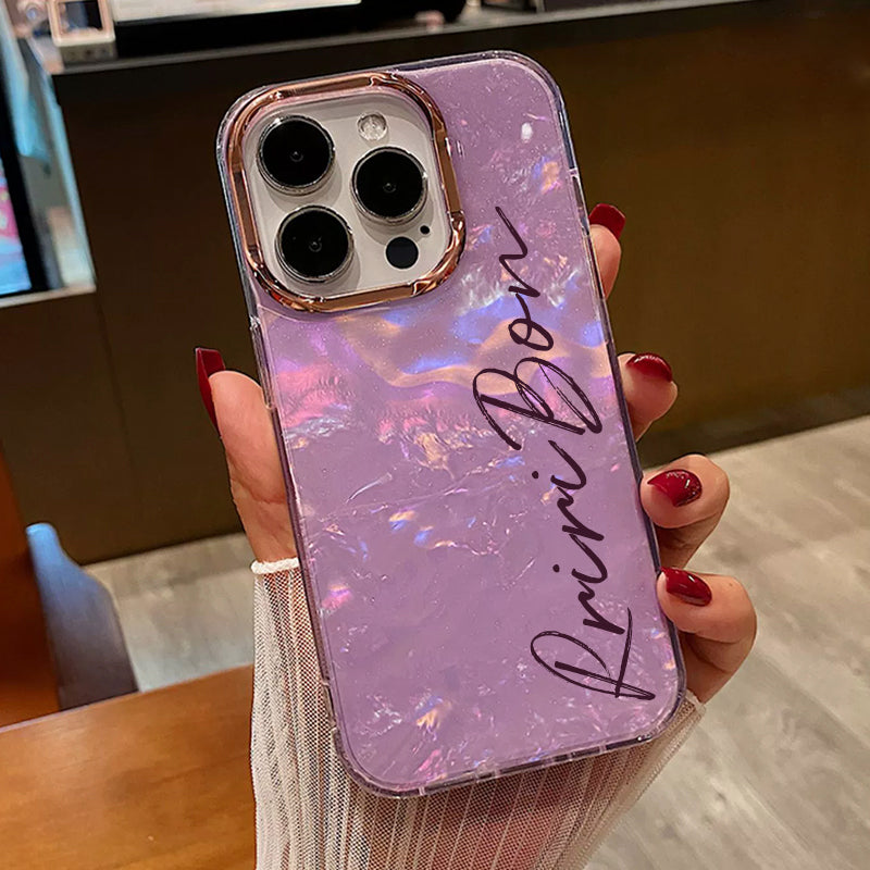 Personalized Textured design glitter phone case