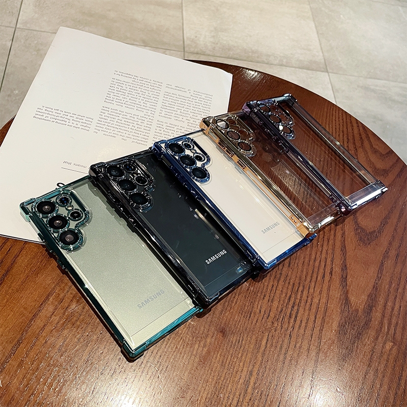 Customized Samsung Casual Vertical Name Ultra Transparent Phone Case (2 Free Shipping)