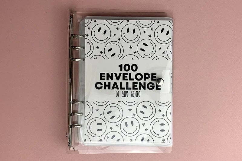 (Last Day Promotion 48% OFF)  ✉️100 Envelope Challenge Binder | Easy And fun Way To Save $5,050