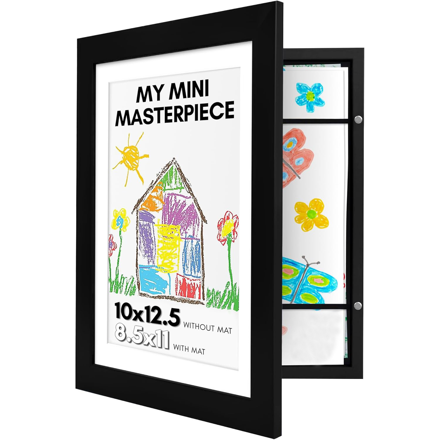 10x12.5 Kids Art Frame - Front Loading Picture Frame