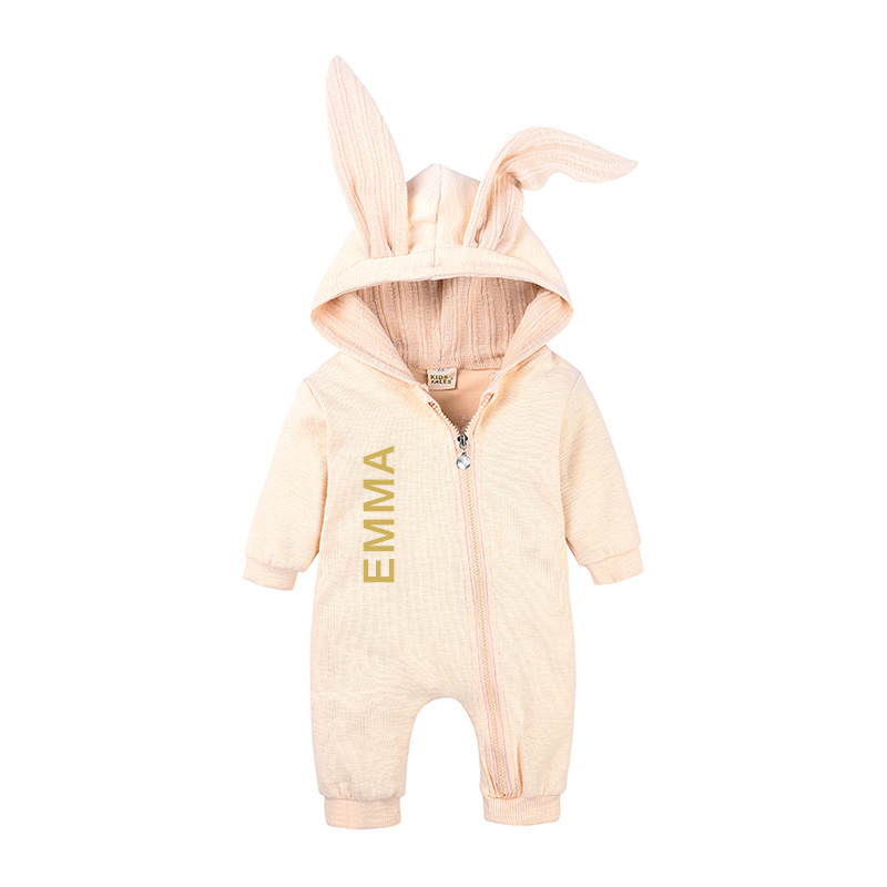 Personalized Baby Easter Rabbit Ears Gown | CWbaby40