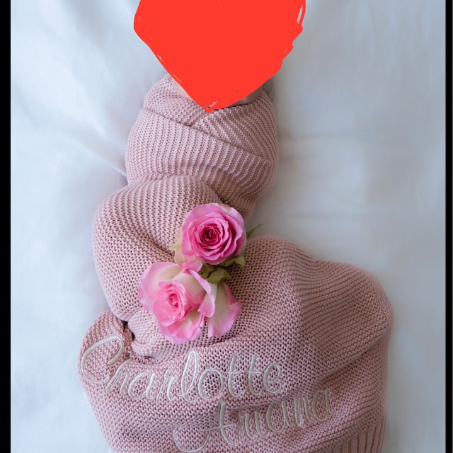 Personalized Embroidered Blanket for Kid Unique Gift