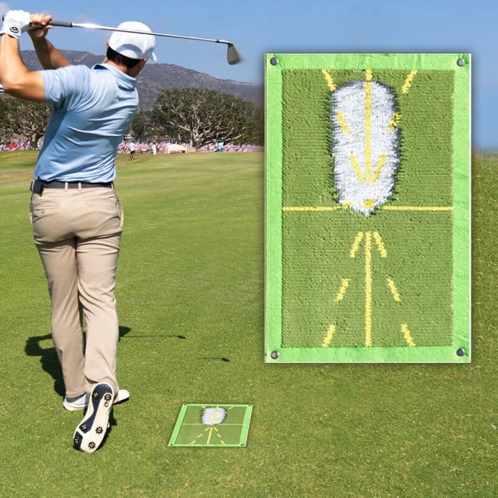 Golf Training Mat for Swing Detection Batting（BUY 2 FREE SHIPPING)