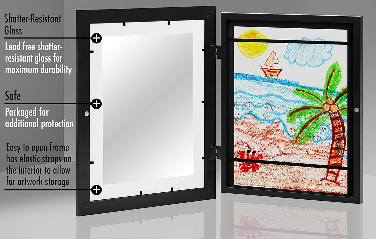 10x12.5 Kids Art Frame - Front Loading Picture Frame