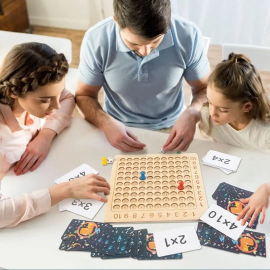 💥 48% - Wooden Multiplication Board Game - BUY 2 FREE SHIPPING!