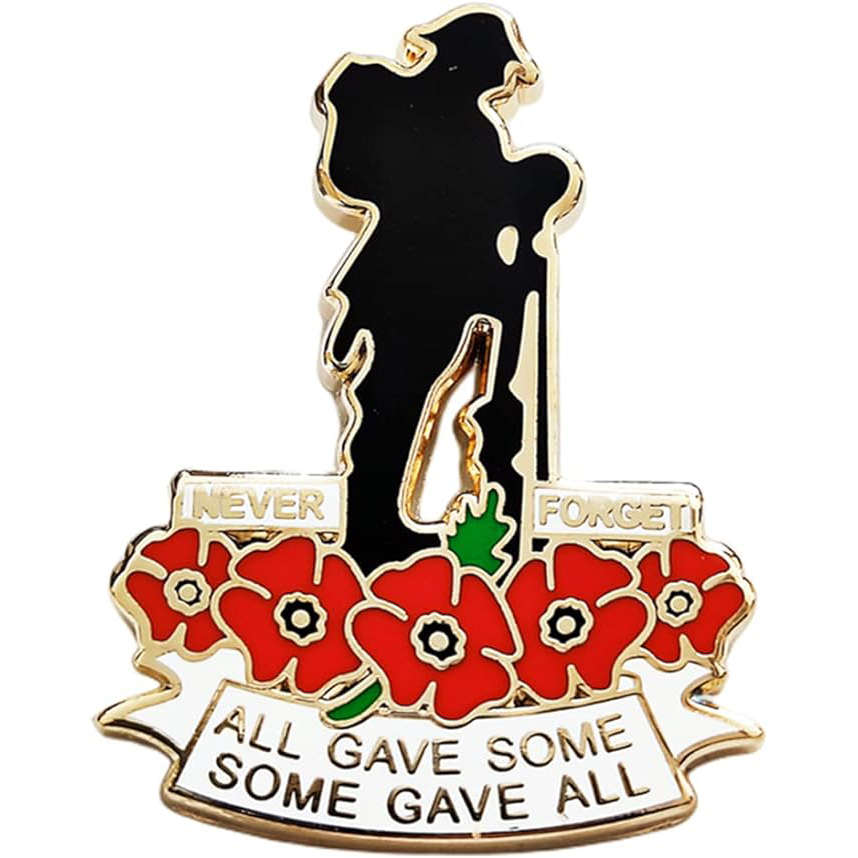 Limited Edition Red Poppy 110th Anniversary Badge