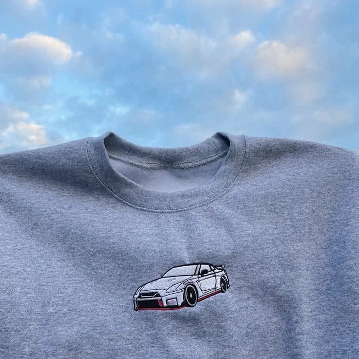 Customized Car Embroidered Hoodies, Car Enthusiast Gifts