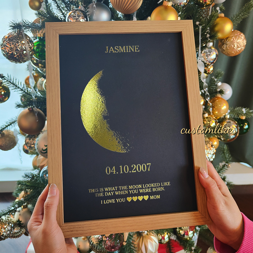 Custom Art Real Moon Phase