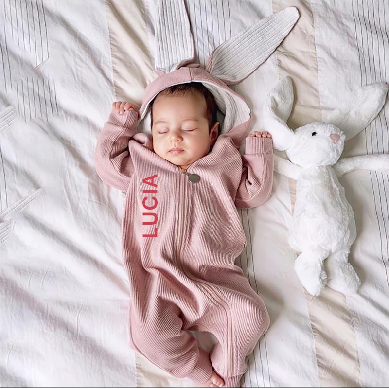 Personalized Baby Easter Rabbit Ears Gown | CWbaby40