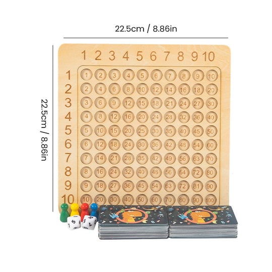 💥 48% - Wooden Multiplication Board Game - BUY 2 FREE SHIPPING!