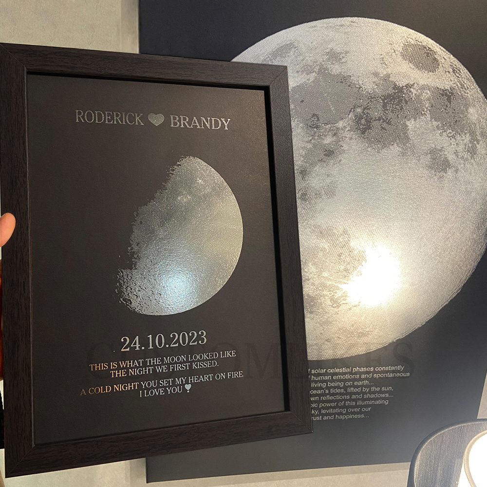 Custom Art Real Moon Phase