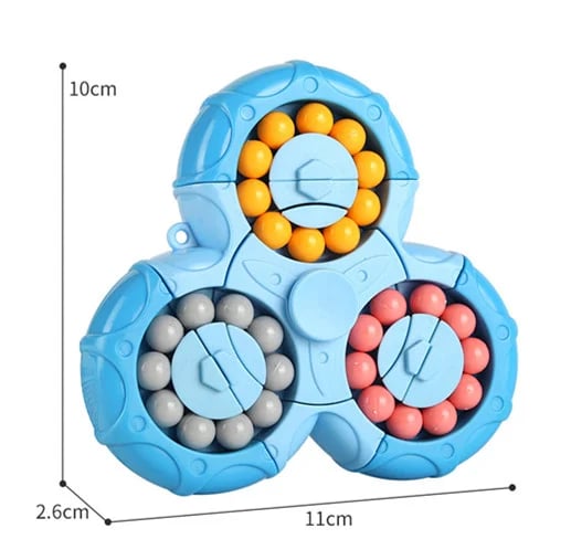 🎁2024 New Year Hot Sale🎁🚨New product🚨 2 in 1 Rubik's Cube / Magic Bean Gyro