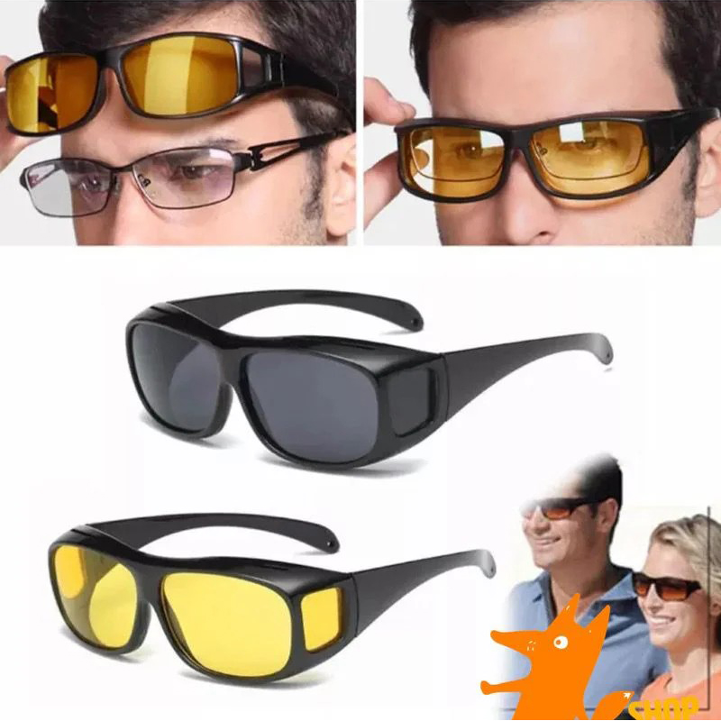 Anti-glare night vision sunglasses