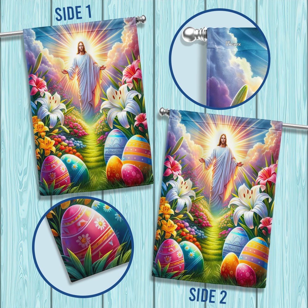He Is Risen Easter Jesus Flag TQN2350F