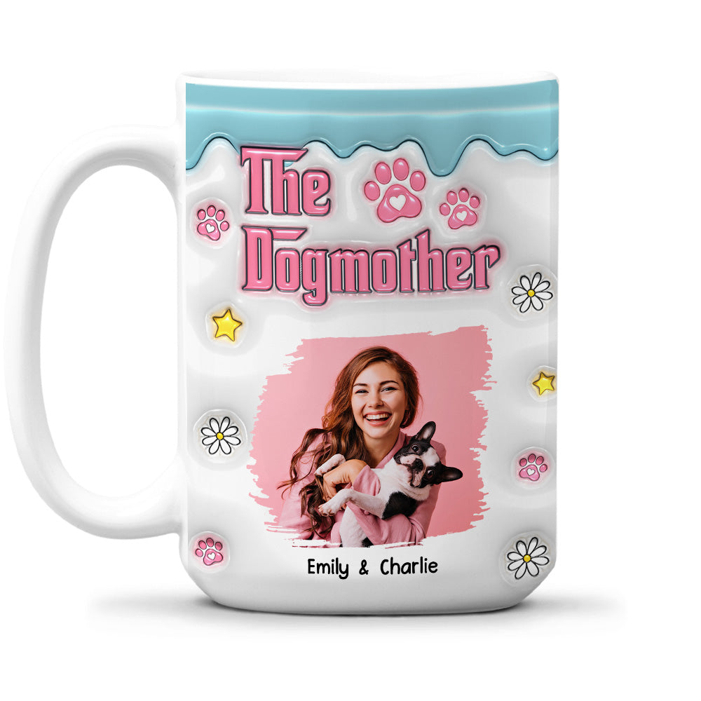 Professional Dog Mother Photo -  3D Inflated Effect Mug