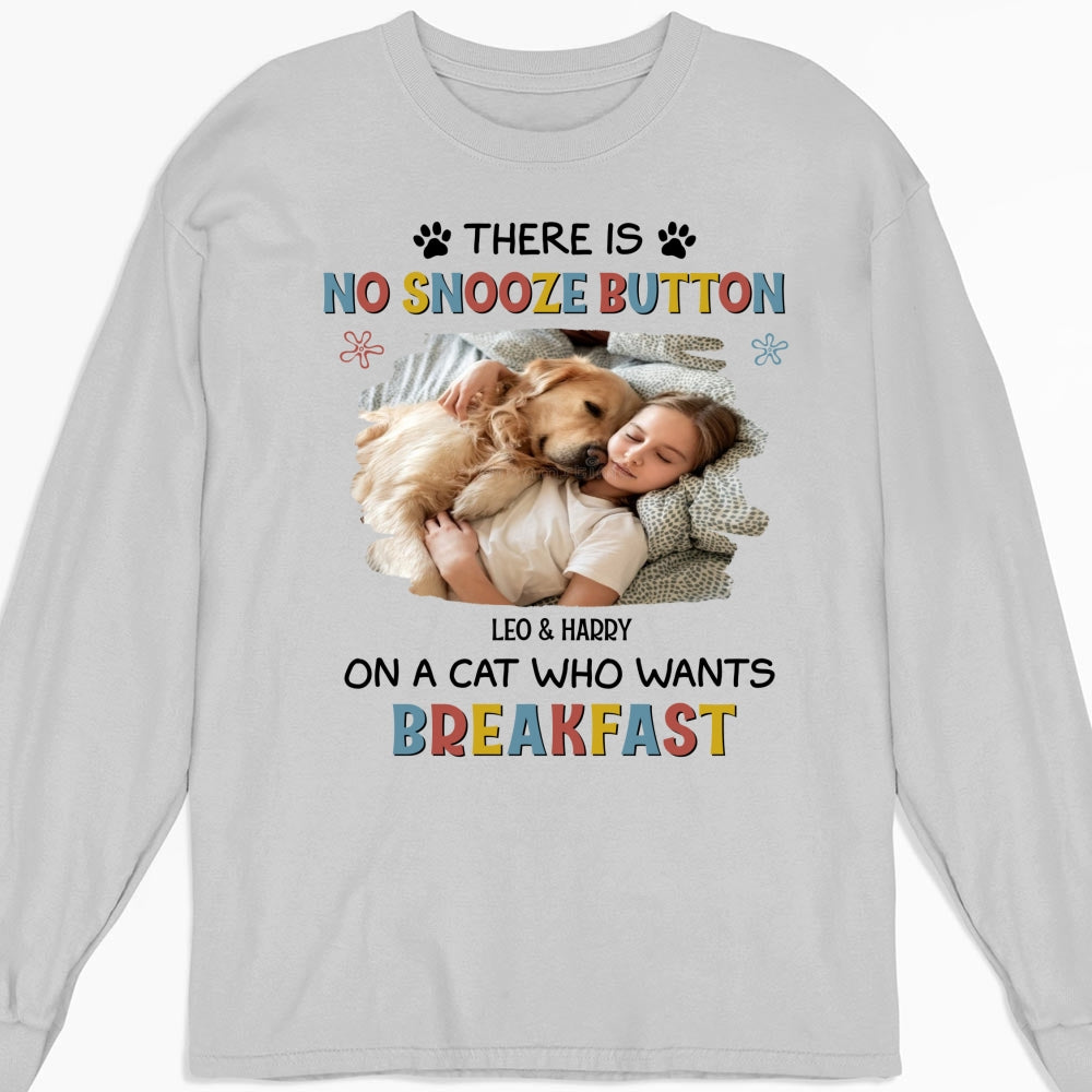 Cats Want Breakfast Photo -  Long Sleeve T-Shirt