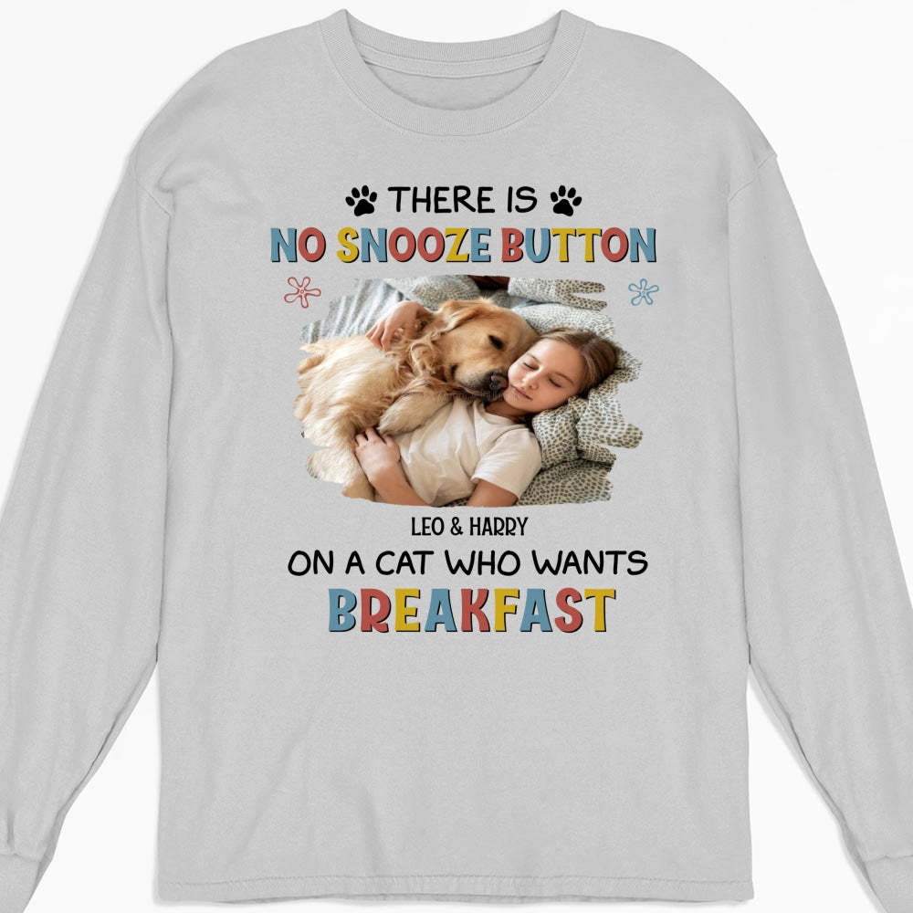 Cats Want Breakfast Photo -  Long Sleeve T-Shirt