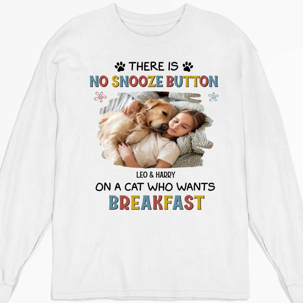 Cats Want Breakfast Photo -  Long Sleeve T-Shirt
