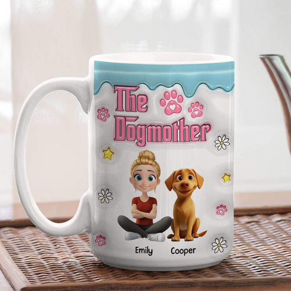 Professional Dog Mother -  3D Inflated Effect Mug