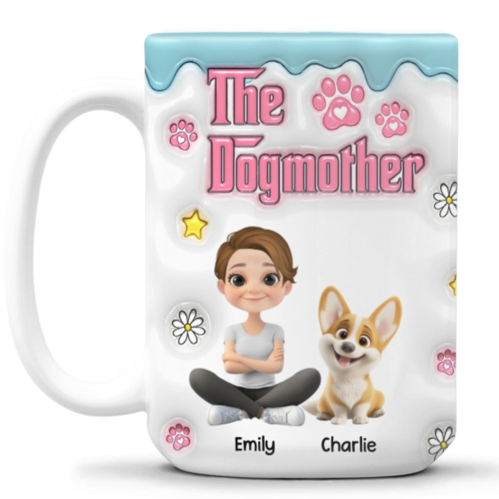 Professional Dog Mother -  3D Inflated Effect Mug