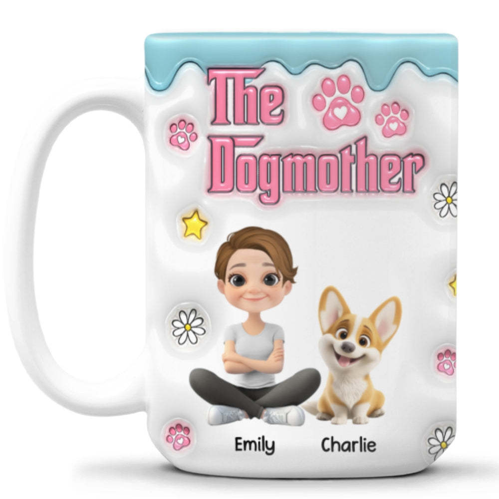 Professional Dog Mother -  3D Inflated Effect Mug