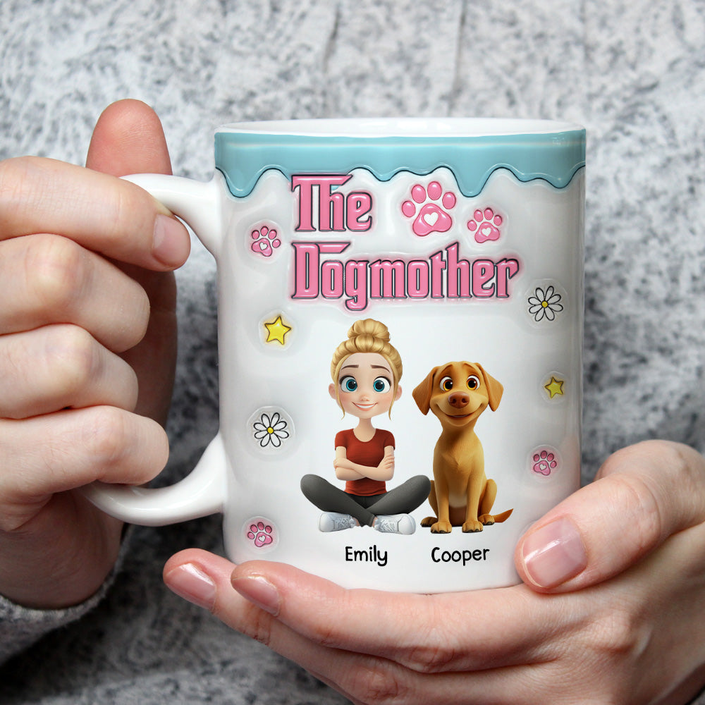 Professional Dog Mother -  3D Inflated Effect Mug