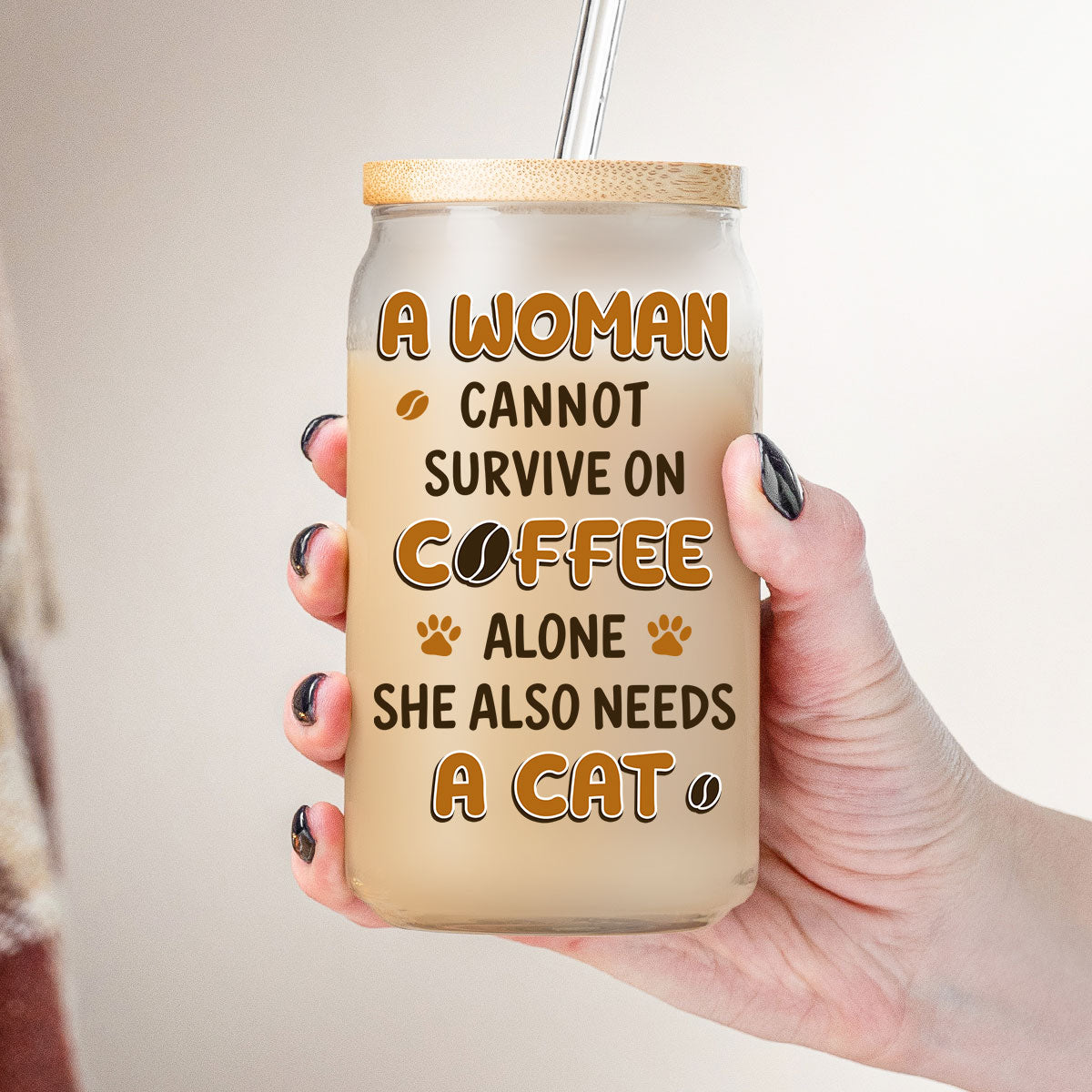 Survive On Cats - Glass Can