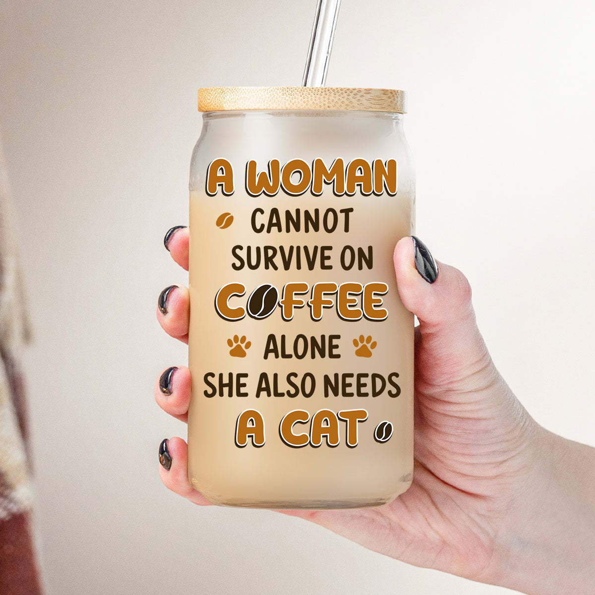 Survive On Cats - Glass Can