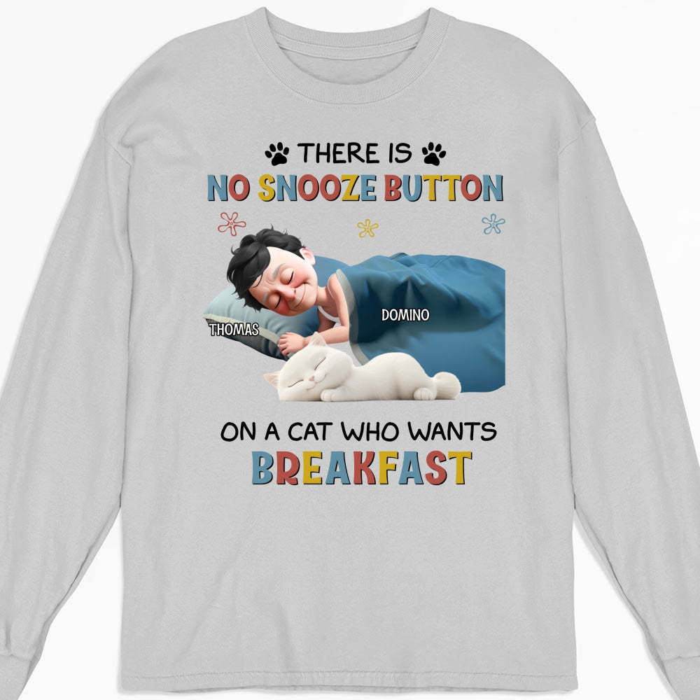 Cats Want Breakfast -  Long Sleeve T-Shirt