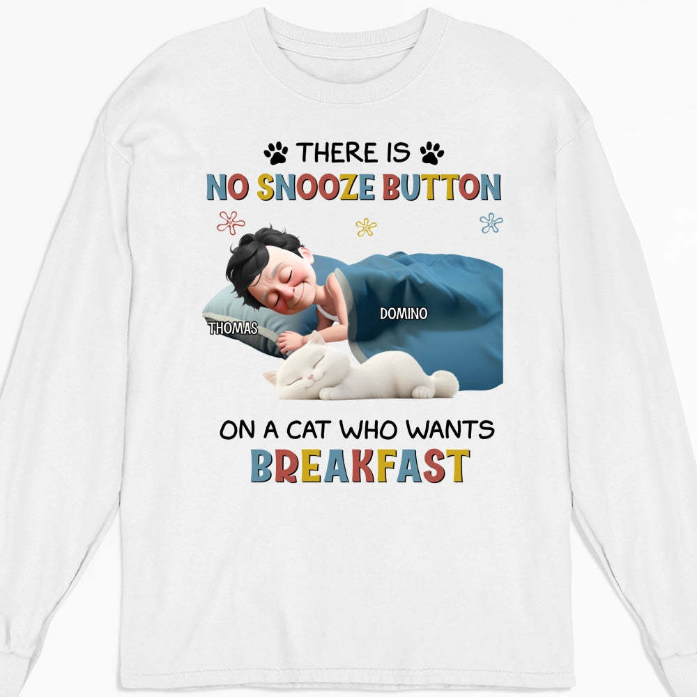 Cats Want Breakfast -  Long Sleeve T-Shirt